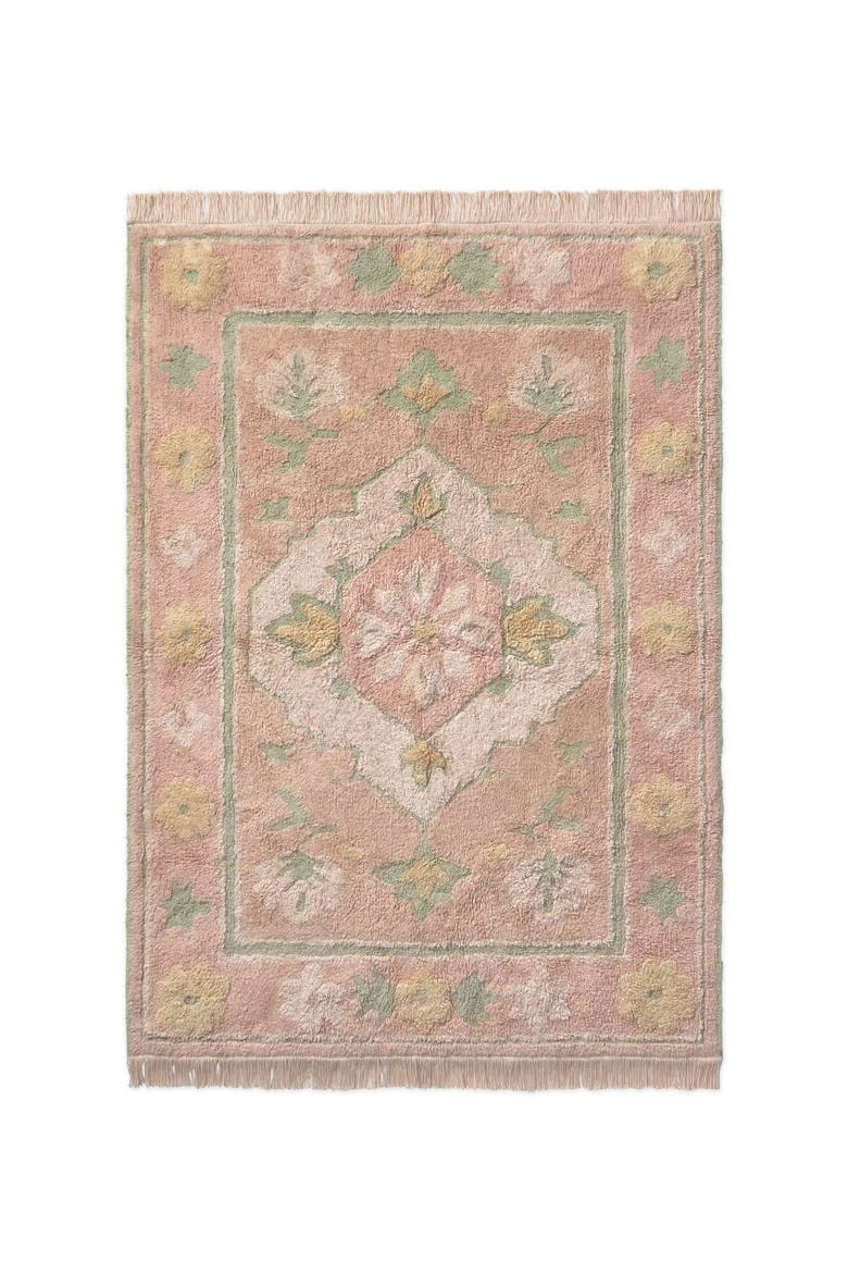 Washable Rug Persian, Main, color, Vintage Nude, Rose, Lint