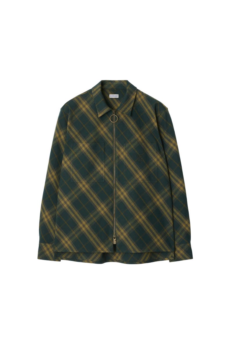 Burberry Check Cotton Shirt, Alternate, color,
