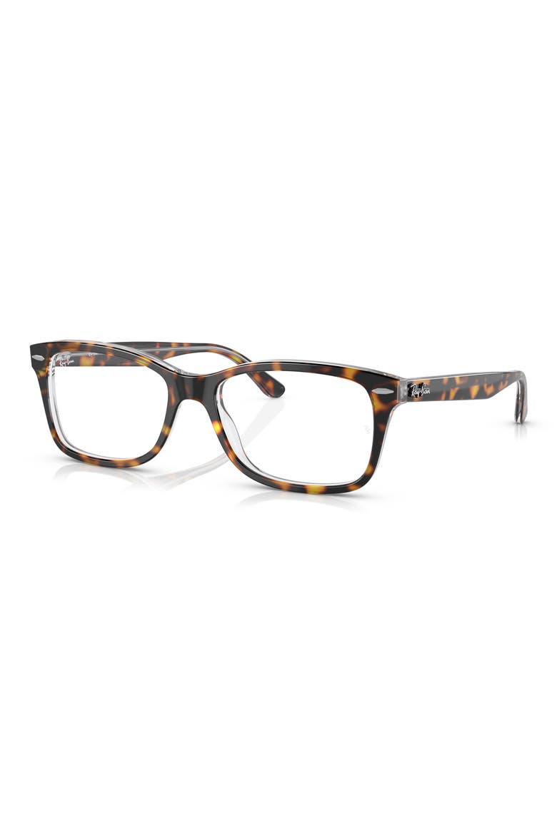 50mm Square Optical Glasses, Alternate, color, HAVANA
