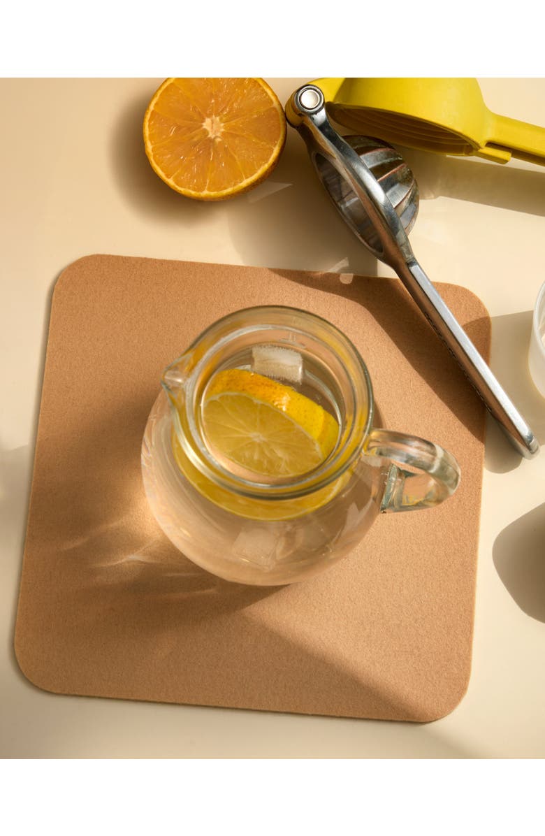 Graf Lantz Merino Wool 9" Square Trivet, Alternate, color, Latte