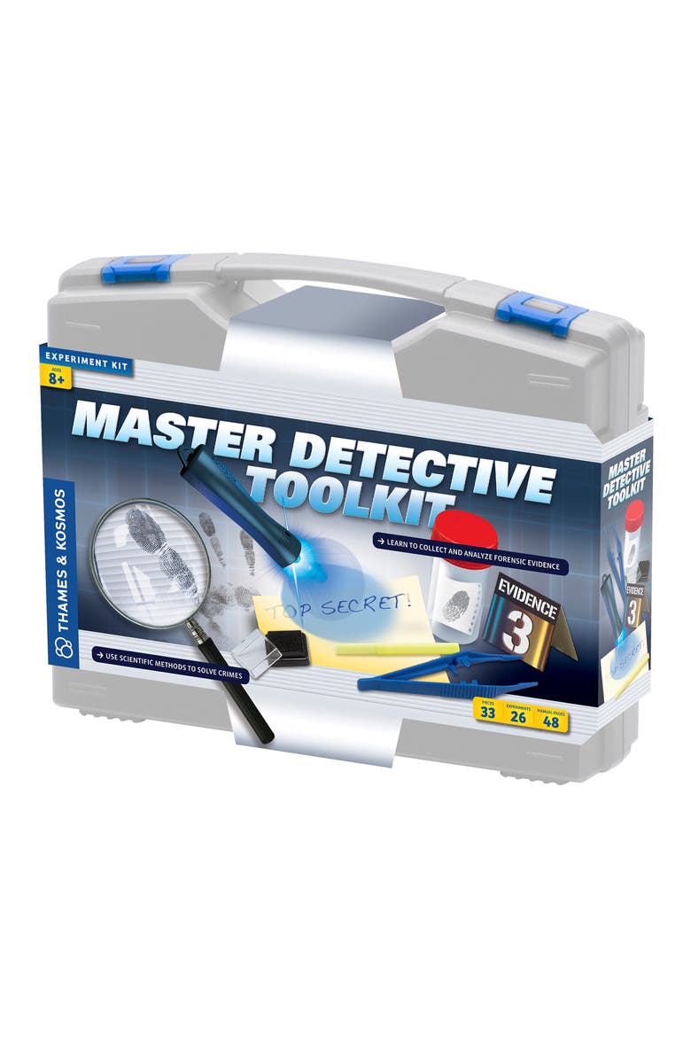 'Master Detective Toolkit' Experiment Kit, Alternate, color, GREY