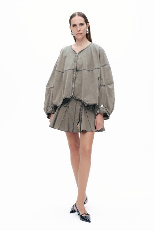 NOCTURNE NOCTURNE ASYMMETRICAL CUT JACKET