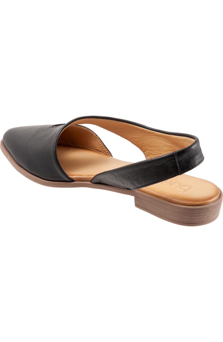 Bueno Bianca Pointed Toe Slingback Flat, Alternate, color,