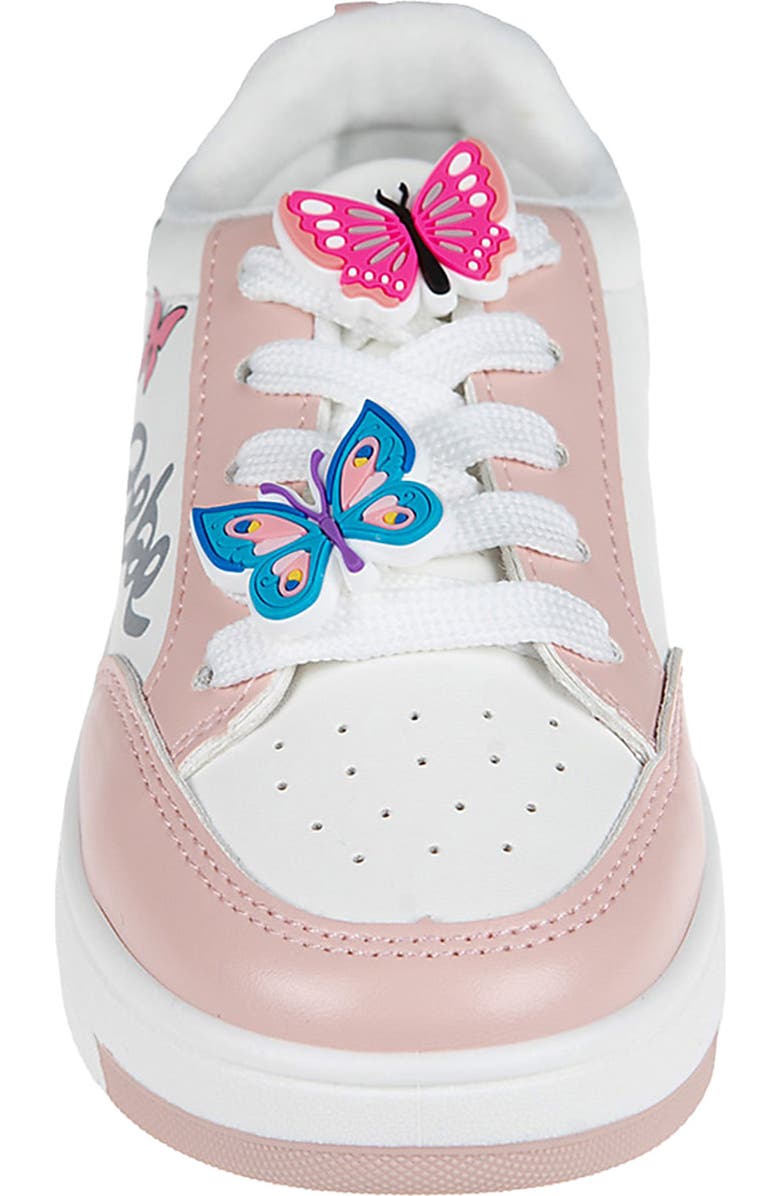 bebe Kids' Butterfly Court Sneaker, Alternate, color,