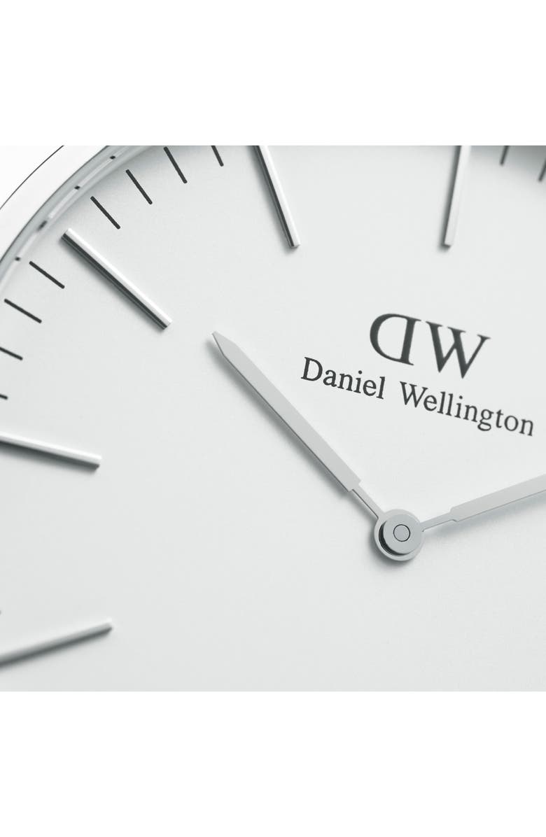 Daniel Wellington Classic Nylon Strap Watch, 40mm, Alternate, color, 