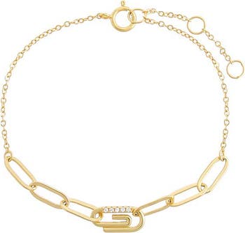 Adina Paperclip Bracelet main image 0