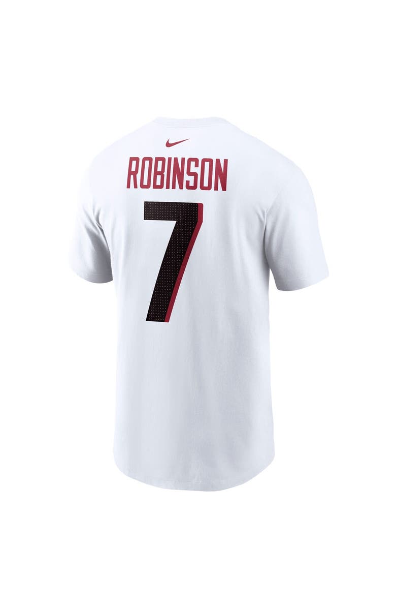 Nike Men's Nike Bijan Robinson White Atlanta Falcons Player Name & Number T-Shirt, Alternate, color, White