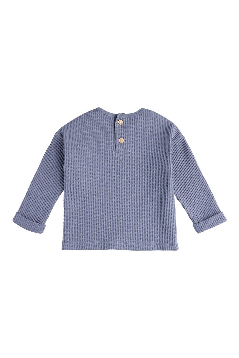 Take Me Home Thermal Top & Pants, Alternate, color, BLUE