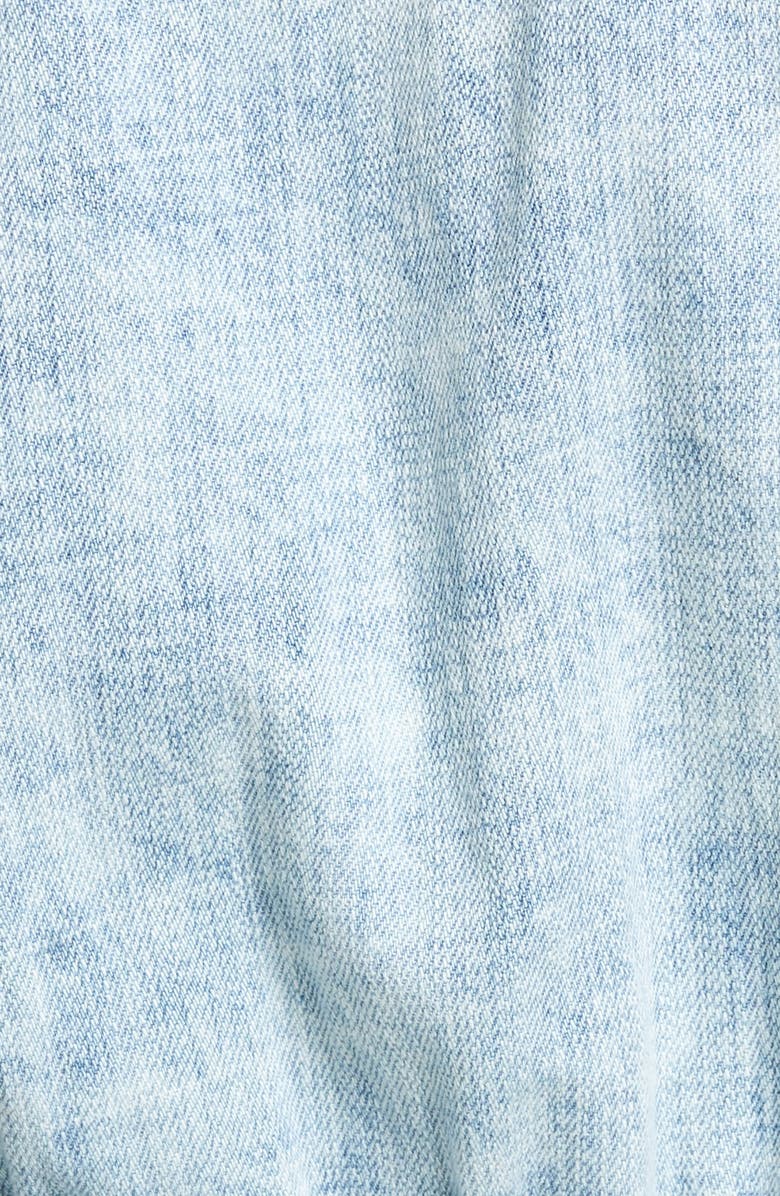 BLANKNYC Acid Wash Short Sleeve Denim Romper, Alternate, color,