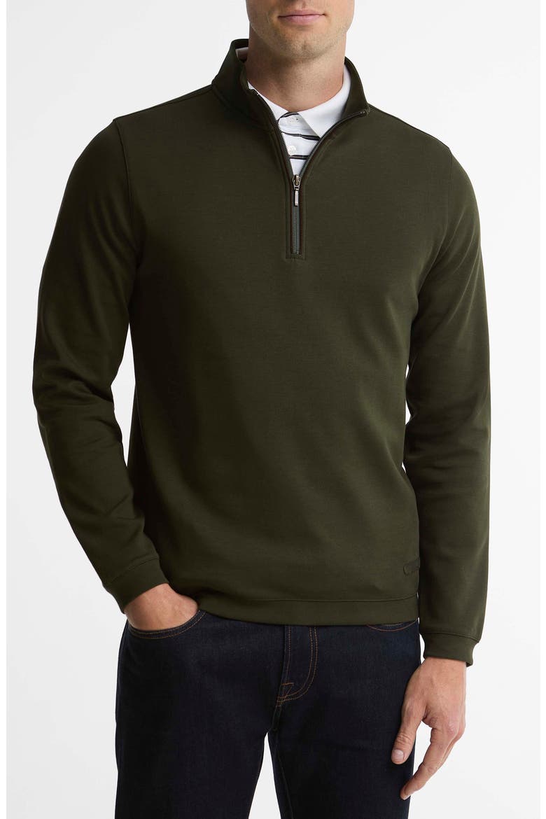 Guy Half Zip Pullover, Main, color, SAGE