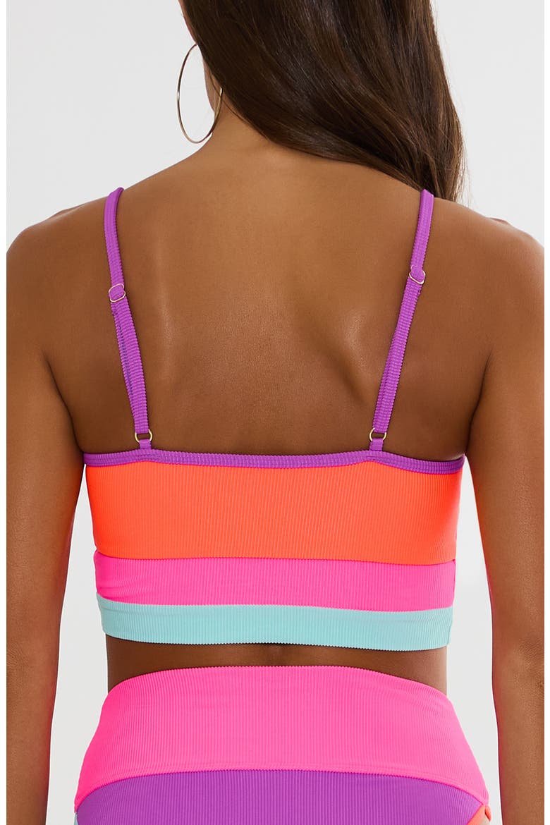 Eva Rib Colorblock Bikini Top, Alternate, color, VIBRANT VOLLEY COLORBLOCK