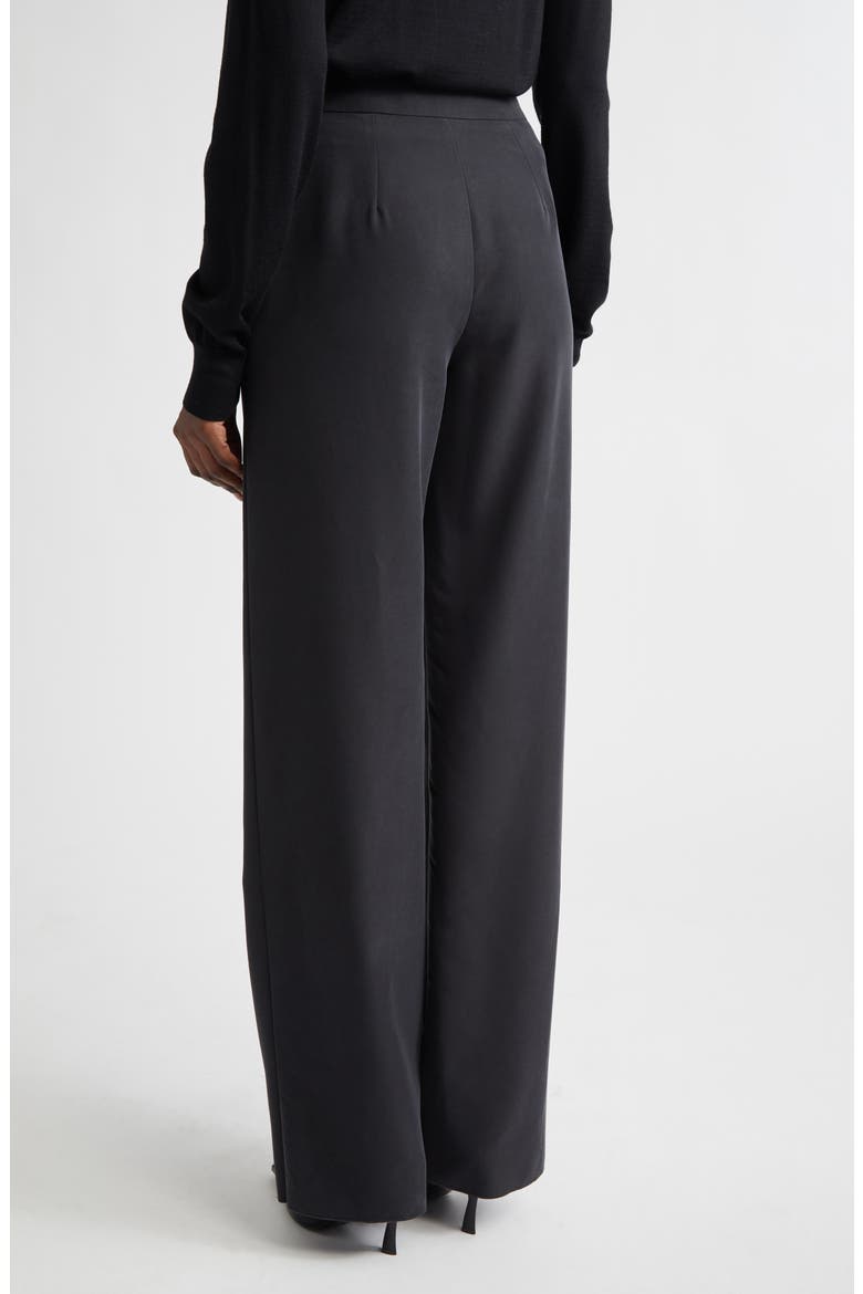 Straight Leg Pants, Alternate, color, SOLID BLACK
