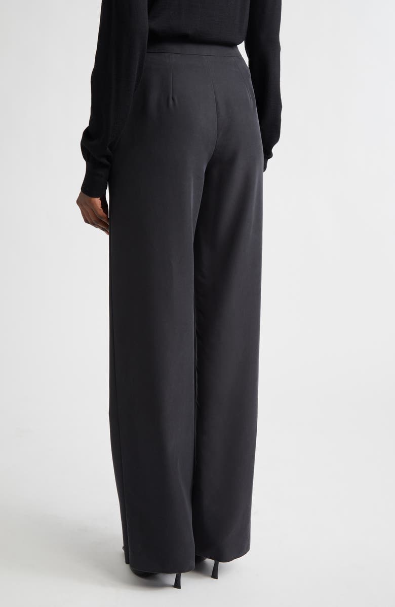 Emporio Armani Straight Leg Pants, Alternate, color, Solid Black