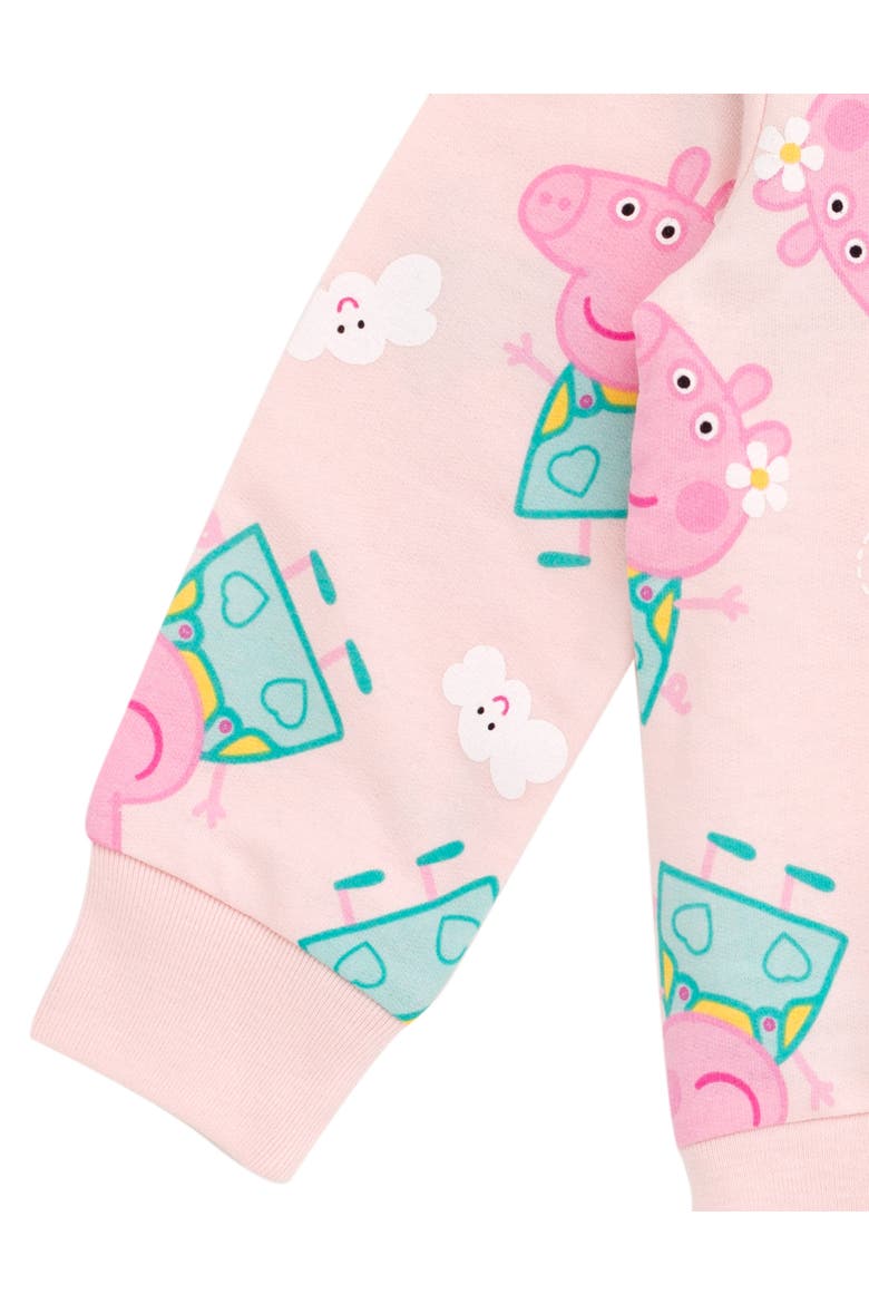 Pullover Sweatshirt, Alternate, color, Peppa Pig Light Pink