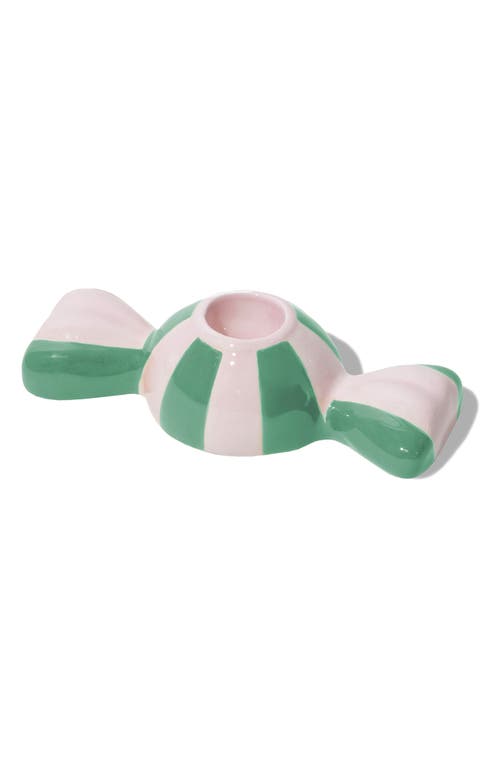 Doiy Funfair Candle Holder In Green