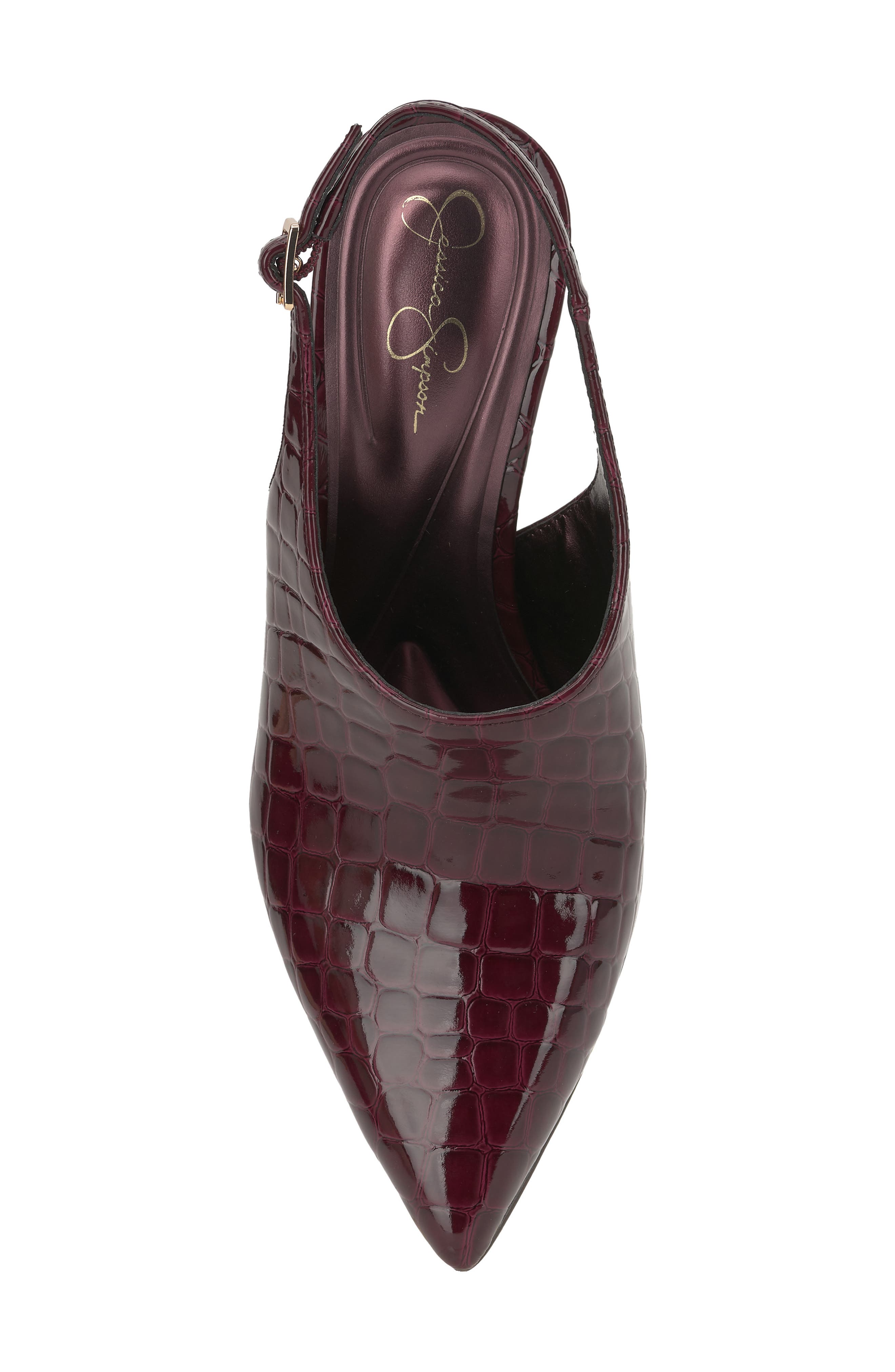 Pavie Slingback Pump, Alternate, color, CHERRY MAHOGANY