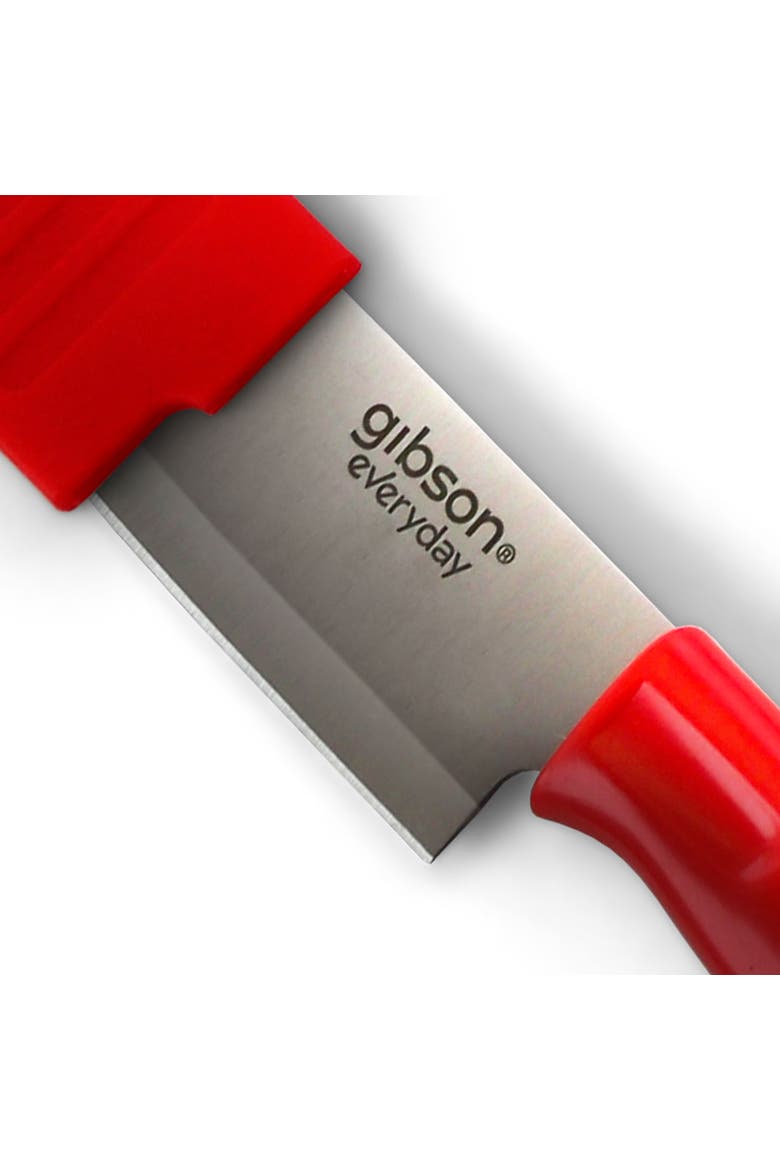 Everyday Grantville 4 Piece 6 Inch Santoku Knife with Sheath, Alternate, color, Assorted