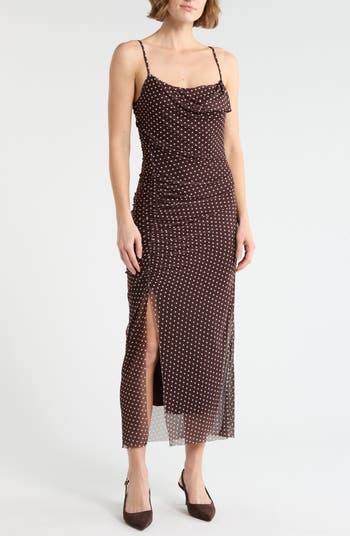 knee length dresses for ladies Scoop-Neck Midi Dress in Pointelle Knit main image 1