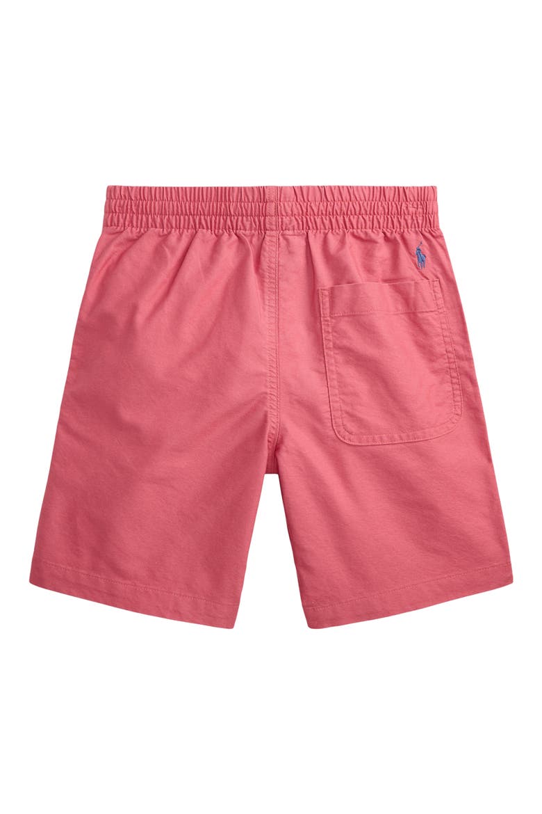 Kids' Classic Polo Bear Cotton Oxford Shorts, Alternate, color, ADIRONDACK BERRY