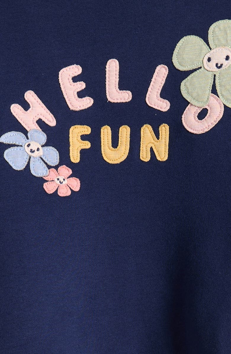 NEXT Kids' Graphic Sweatshirt & Leggings Set, Alternate, color, Blue