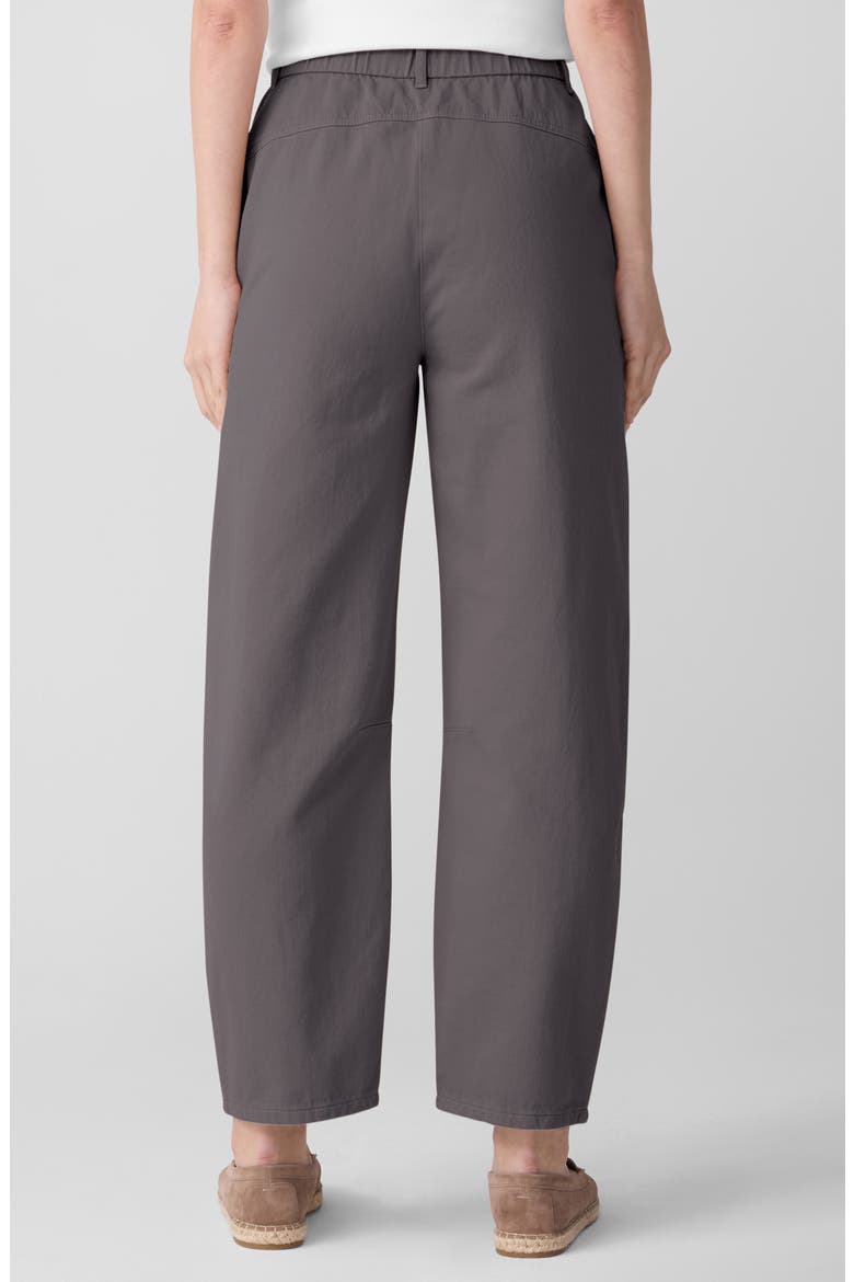 Organic Cotton Ankle Barrel Leg Pants, Alternate, color, RYE