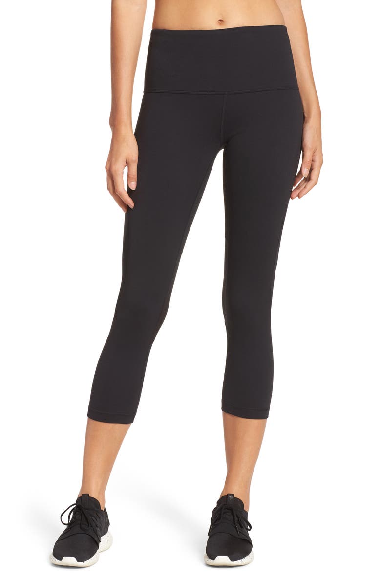 Zella Defy High Waist Crop Leggings, Main, color,