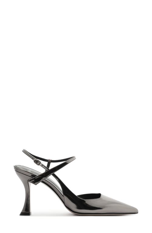 Alexandre Birman Tita Pointed Toe Slingback Pump In Gray