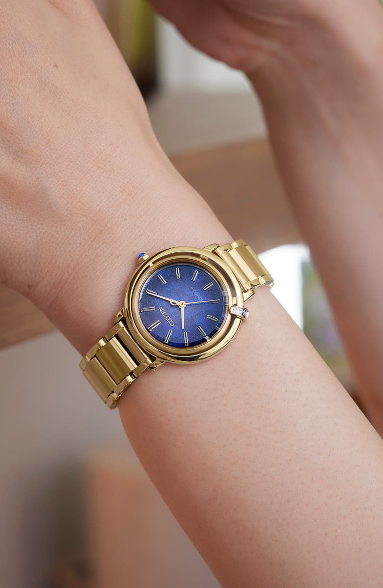 Citizen Dress Classic Bracelet Watch, 29.8mm, Alternate, color, Light Gold-Tone