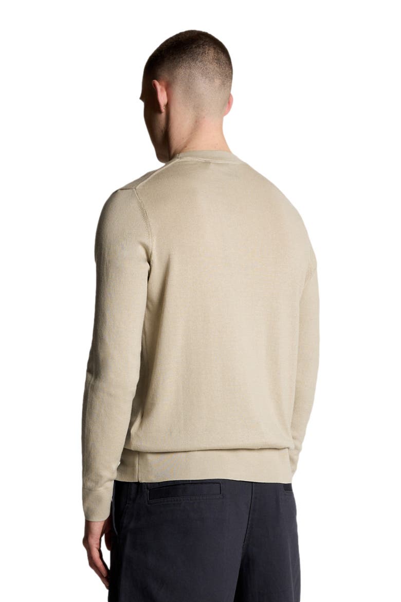 Tonal Superfine Crew Neck Sweater, Alternate, color, Willow Grey
