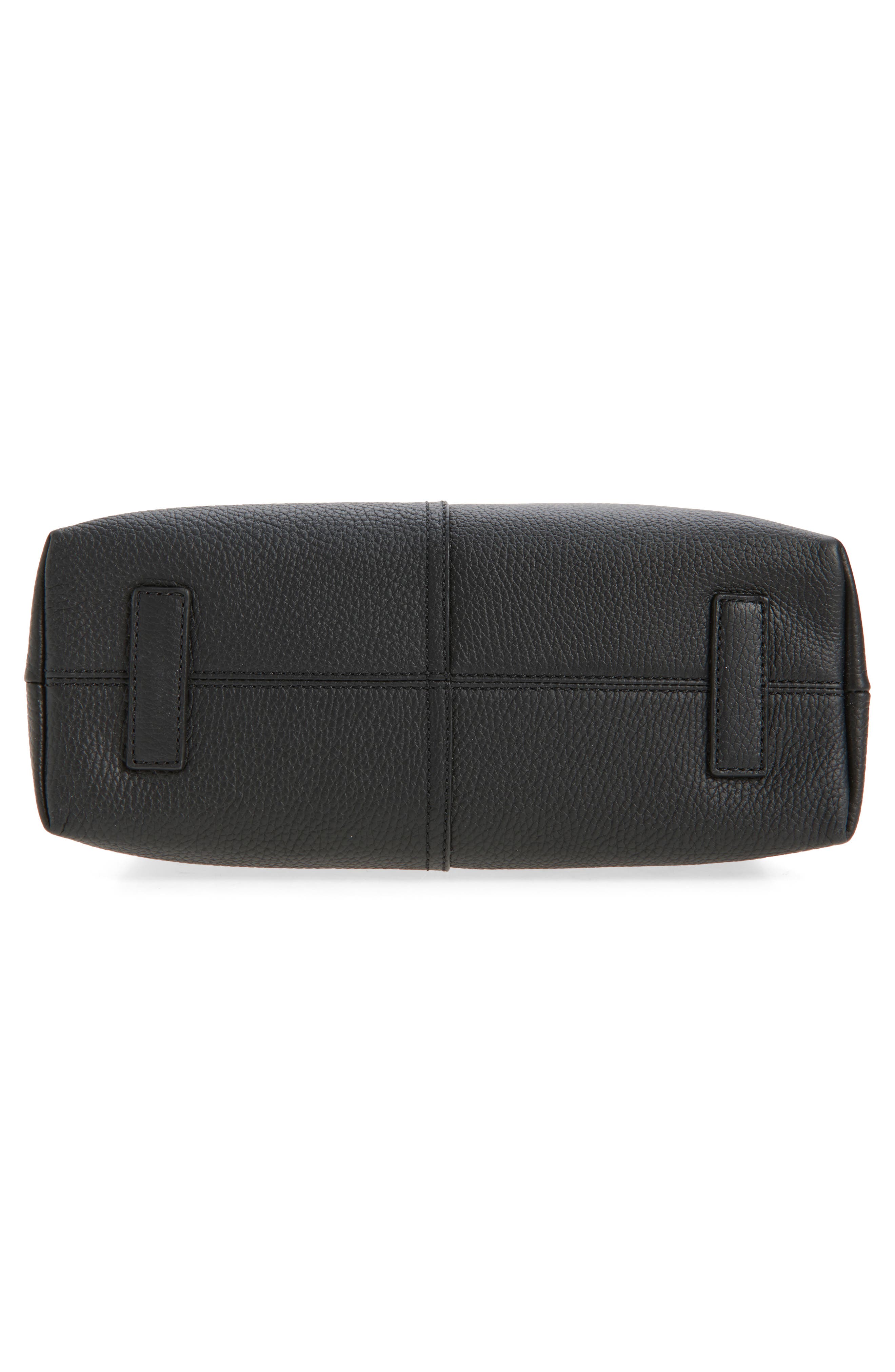 Strathberry Lana Leather Hobo Bag, Alternate, color, Black