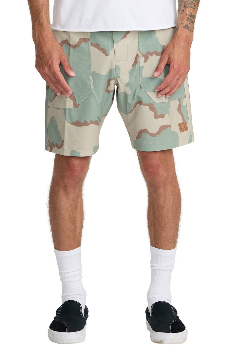 Brophy Hybrid Shorts, Main, color, KHAKI CAMO