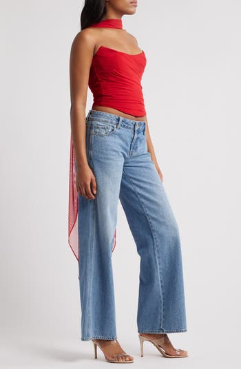 Hallie Corset Top & Scarf