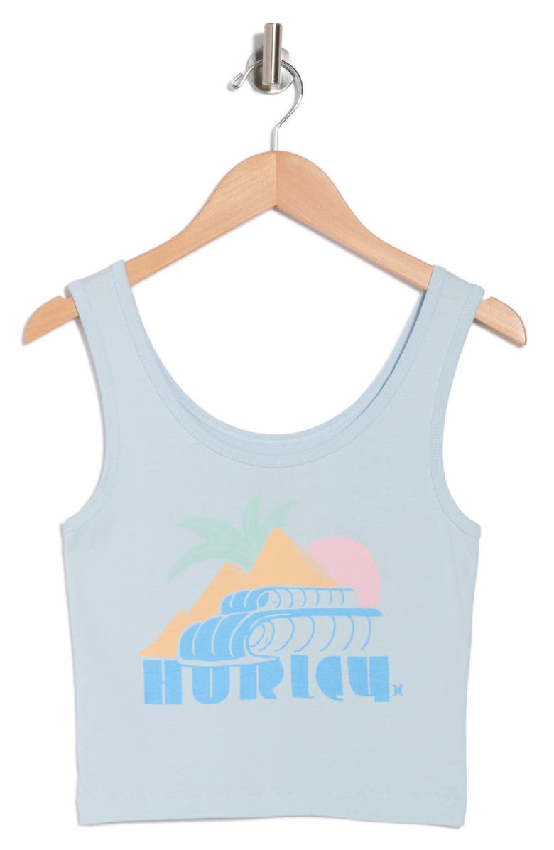 Hurley Palm Peaks Cotton Graphic Tank, Alternate, color,