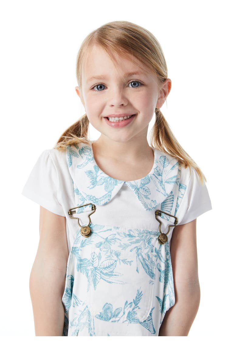 Print Peter Pan Collar Top, Alternate, color, Antique Butterfly