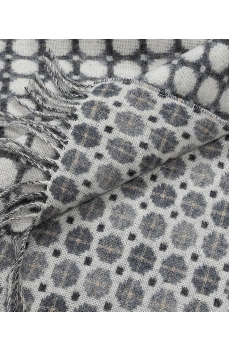 Prince of Scots Southampton Home Merino Wool Medallion, Alternate, color, Grey