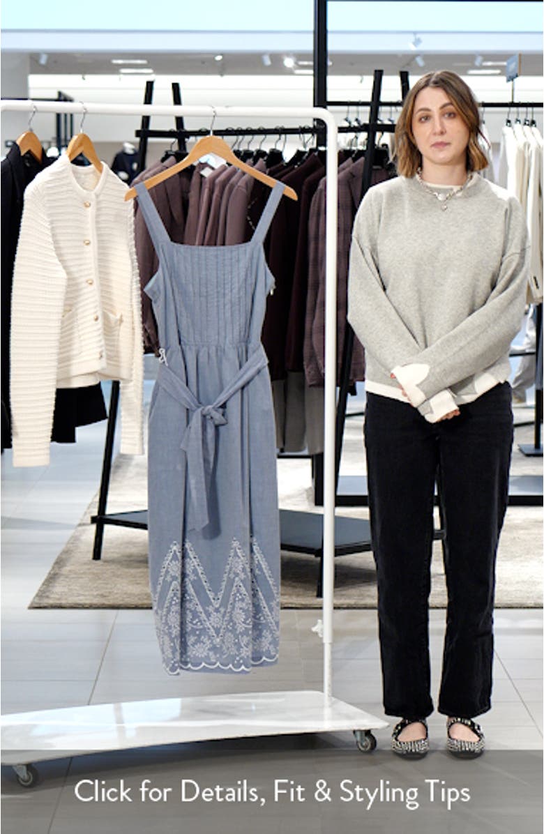 Embroidery Detail Cotton Dress, sales video thumbnail