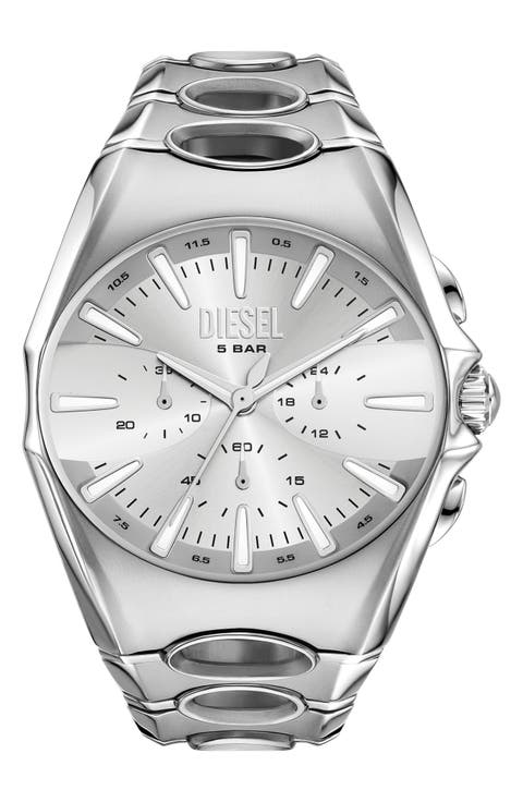 D-Curve Chronograph Stainless Steel Watch