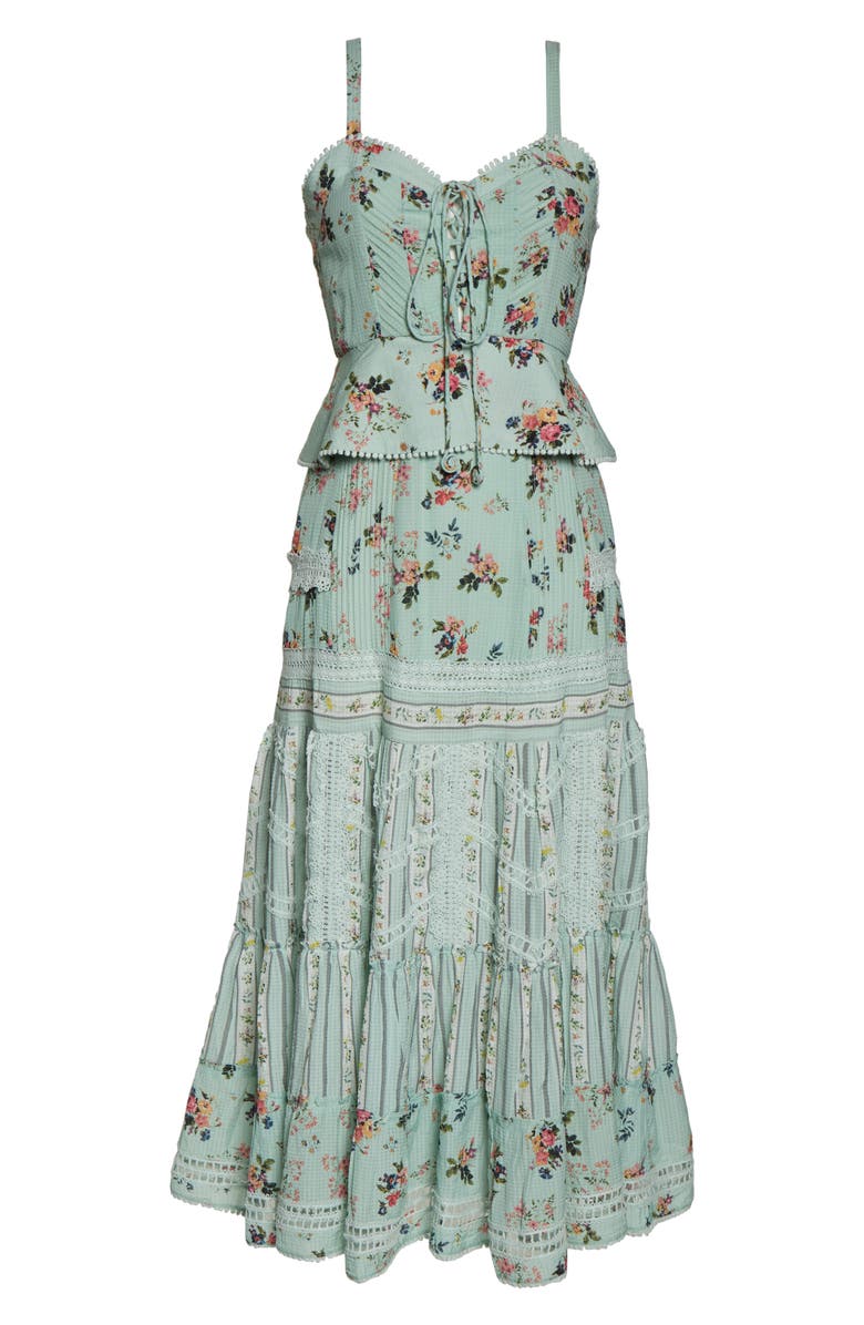 Hemant & Nandita Cover-Up Midi Dress, Alternate, color, 