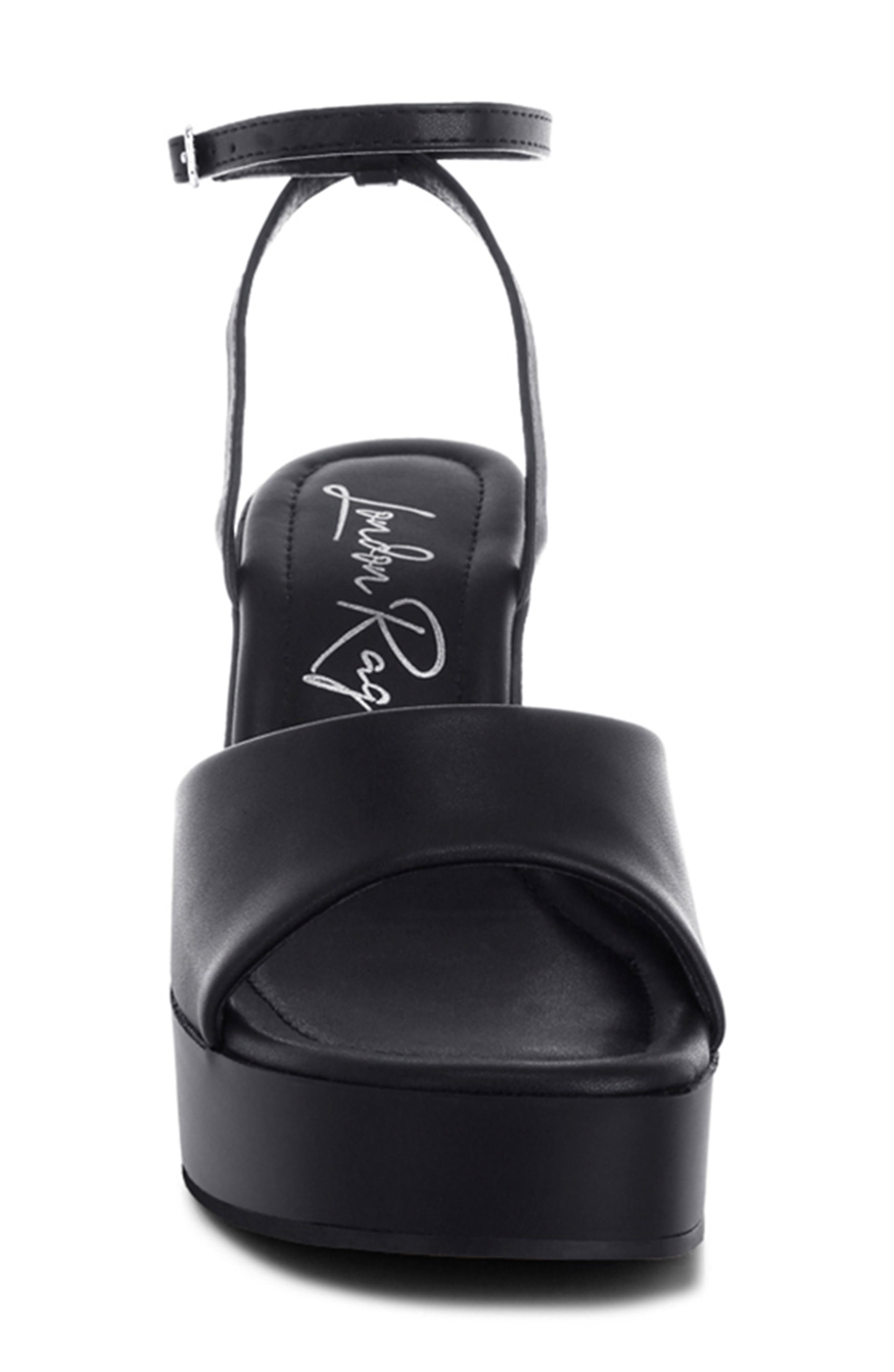 LONDON RAG Sangria Platform Wedge Sandal, Alternate, color, 