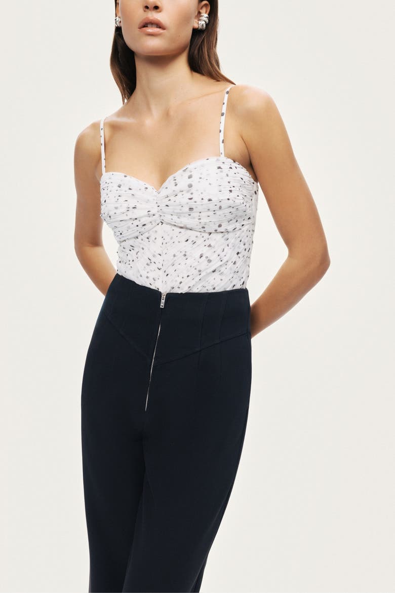 High-Waist Wide-Leg Pants, Alternate, color, Black