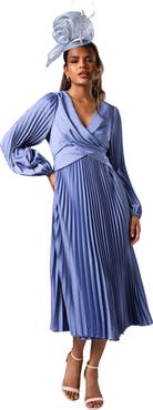 Coast Petite Pleat Skirt Midi Dress