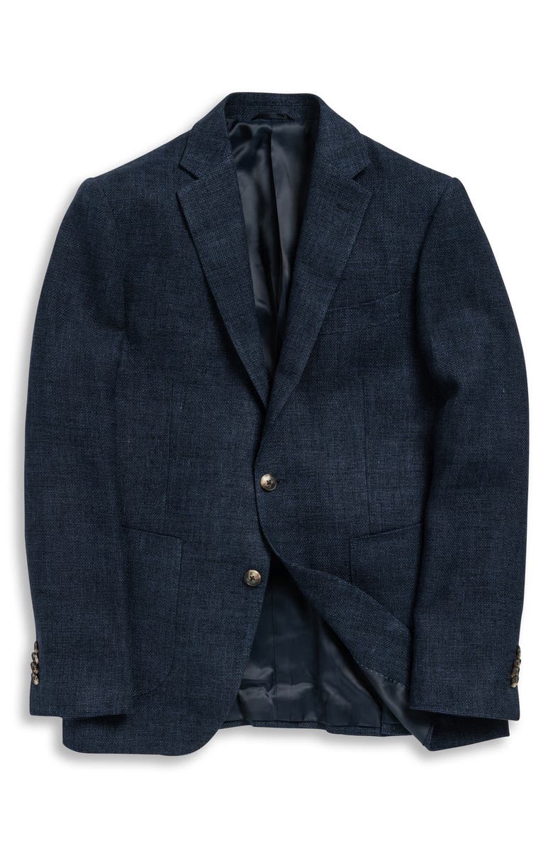 Rodd & Gunn The Cascades Virgin Wool & Linen Sport Coat, Alternate, color, Midnight