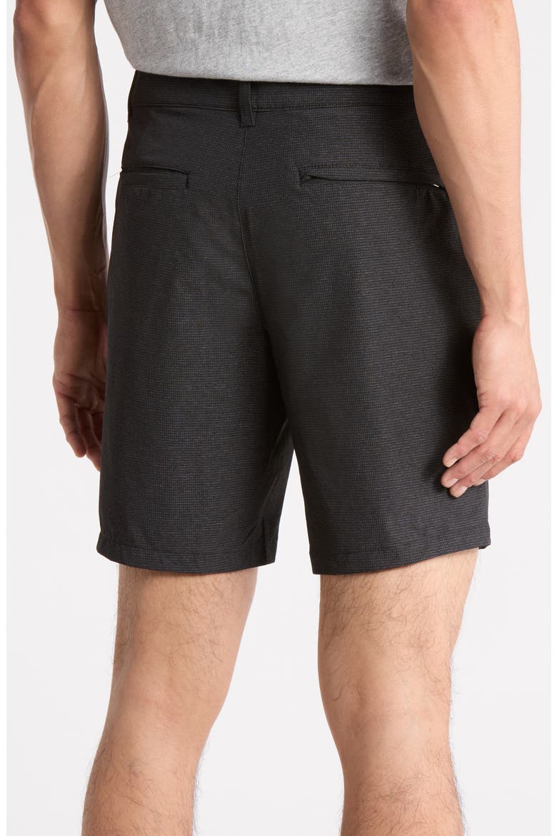 Kelton Tech Chino Shorts, Alternate, color, BLACK