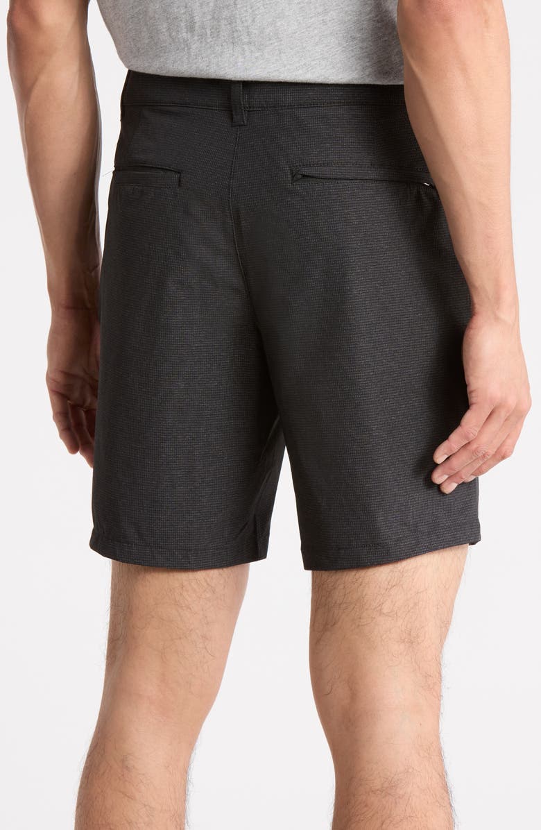 DKNY SPORTSWEAR Kelton Tech Chino Shorts, Alternate, color, Black
