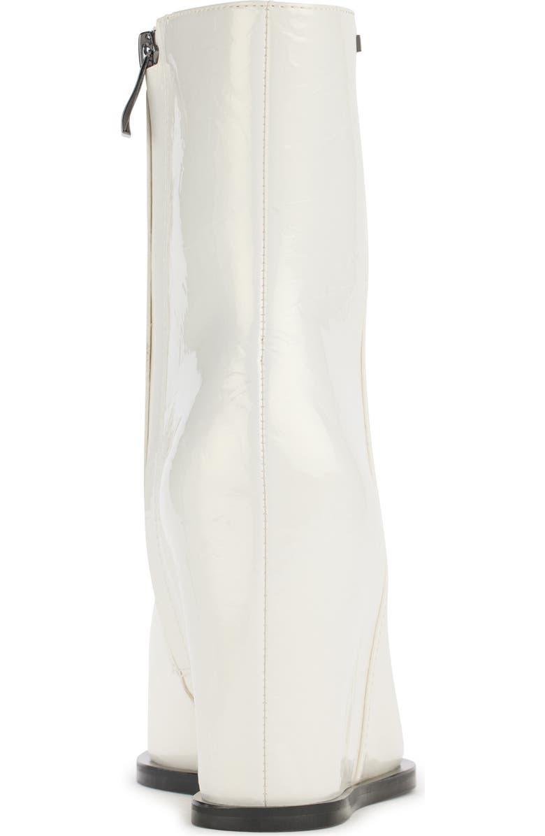 DKNY Iris Pointed Toe Wedge Bootie, Alternate, color, White