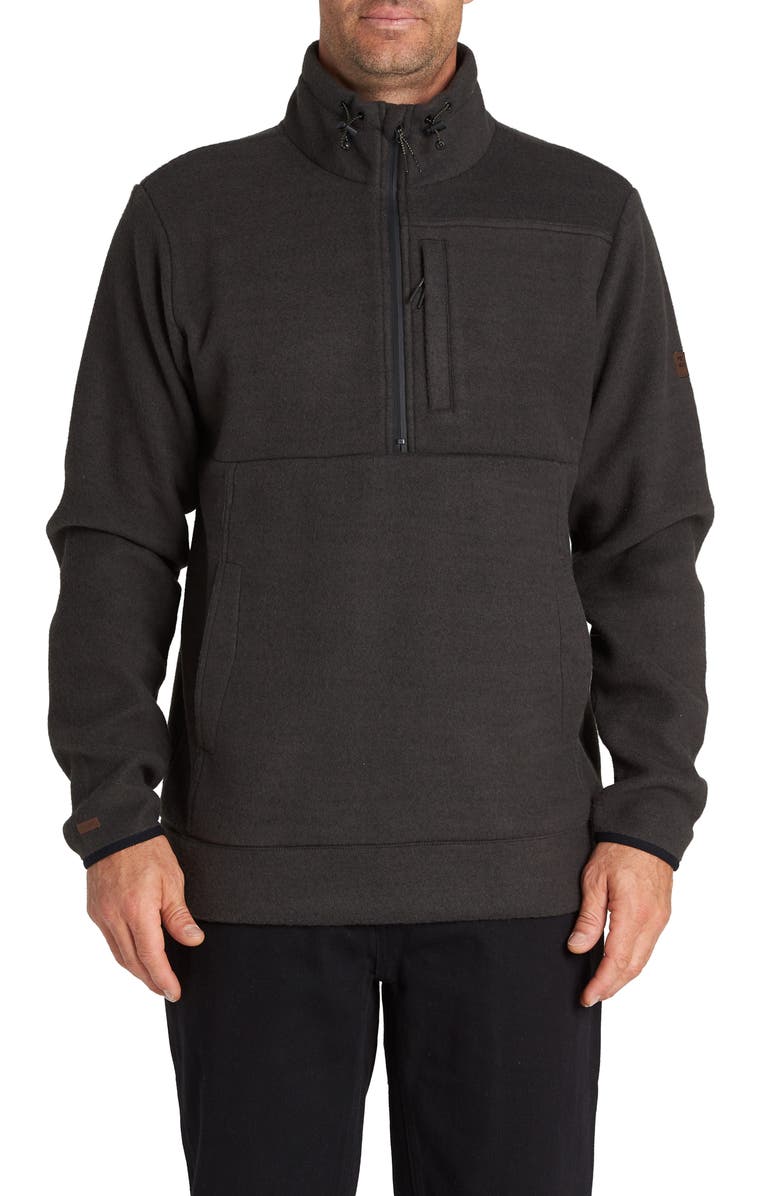 Billabong Boundary Mock Half Zip Pullover, Main, color,