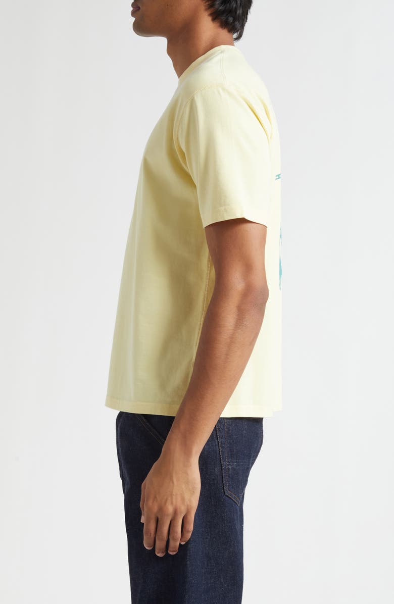 Drake's Horse Graphic T-Shirt, Alternate, color, Washed Yellow