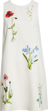 Stella McCartney Floral Embroidered Minidress