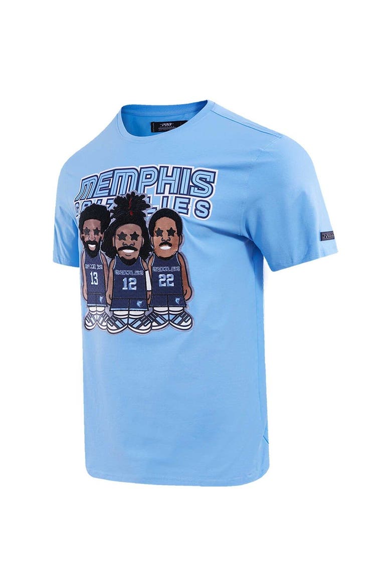 Men's Pro Standard Jaren Jackson Jr., Ja Morant, Desmond Bane Light Blue Memphis Grizzlies Multi Lineup T-Shirt, Alternate, color, Light Blue