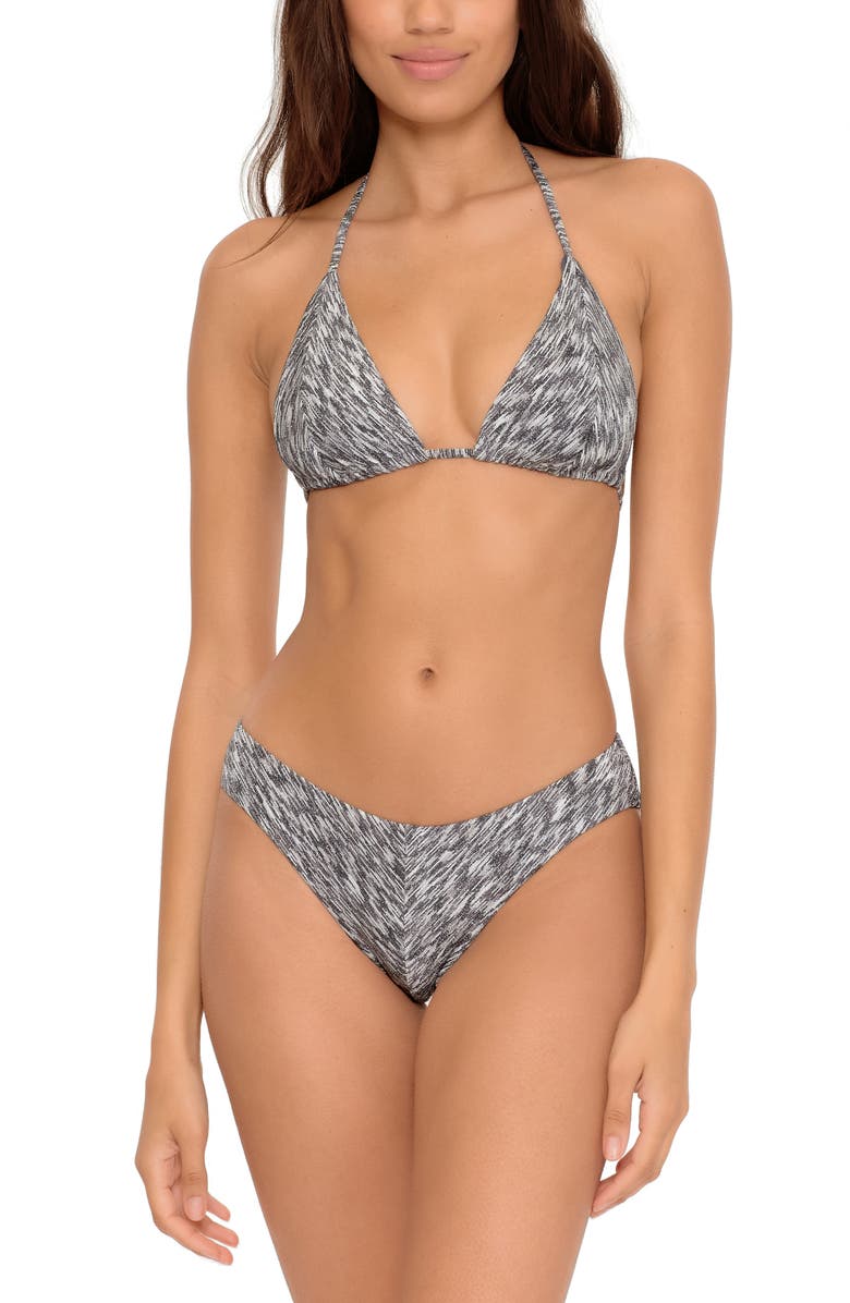 Becca Triangle Bikini Top, Alternate, color, 